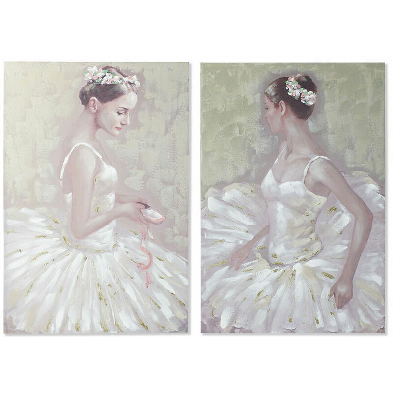 Quadro Dkd Home Decor 80 x 3 x 120 cm Ballerina