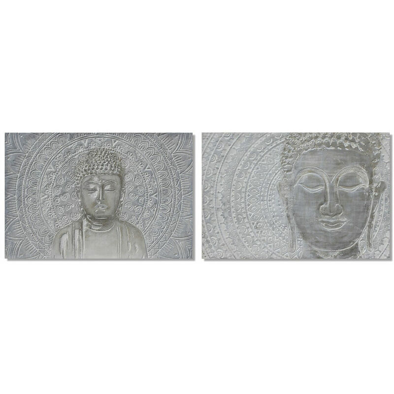 Image of Quadro Dkd Home Decor 120 x 2,8 x 80 cm Buddha Orientale (2 Unità)