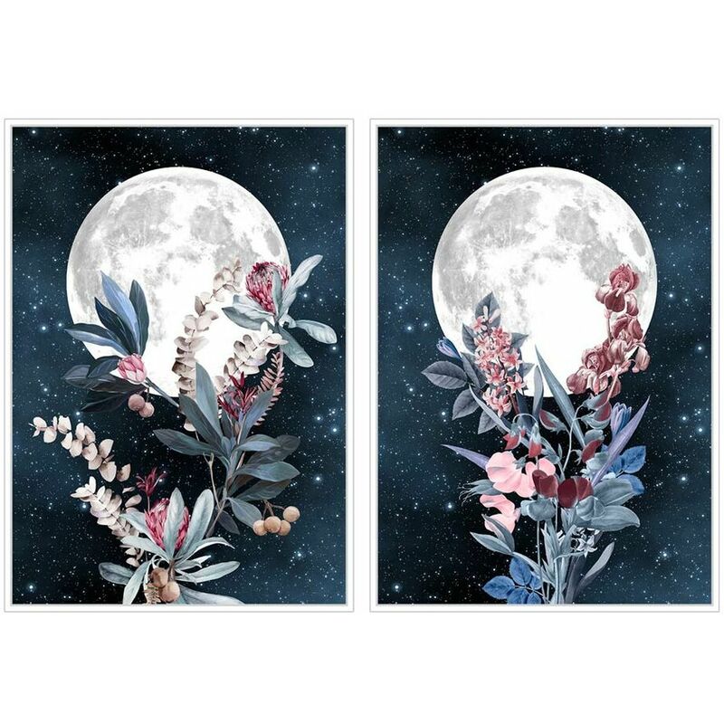 Quadro Dkd Home Decor 83 x 4,5 x 123 cm Luna