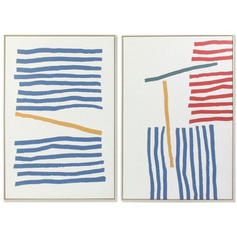 Quadro Dkd Home Decor Astratto 83 x 4,5 x 123 cm