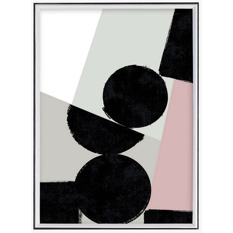 Quadro effetto legno multicolore cm. H.55xL.40xP.3