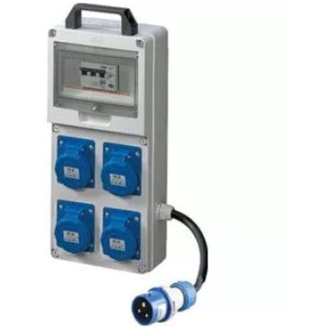 Quadro Elettrico ASC 4 Prese IP65 4X2P+T ( ELETTROCANALI cod. EC6902313E )