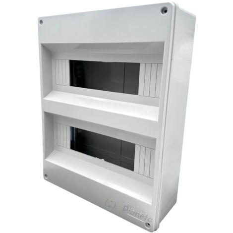 Quadro elettrico centralino senza sportello 12 - 24 moduli din da parete per interruttori