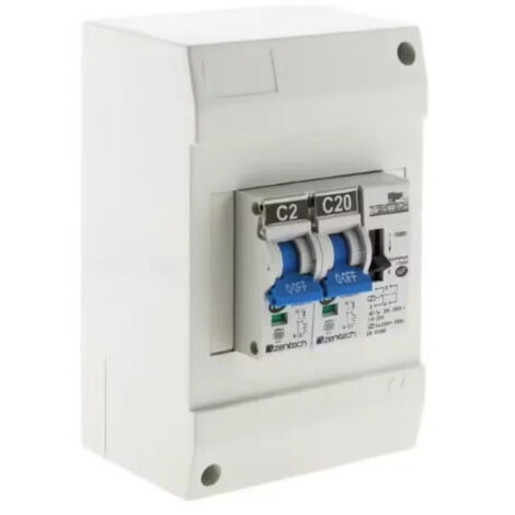 Quadro elettrico con contattore giorno e notte e interruttore da 2A + 20A.