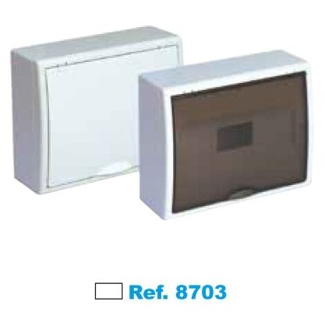 Quadro elettrico di superficie 12 elementi bianco Solera Arelos 8703