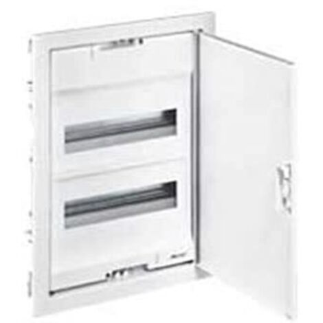 Quadro elettrico NEDBOX con porta metallica ultrapiatta 1 fila da 12 + 2 mod. LEGRAND 001531
