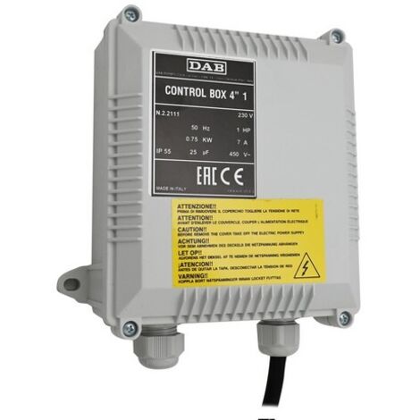 QUADRO ELETTRICO PER SOMMERSA 1 Hp 25 uF