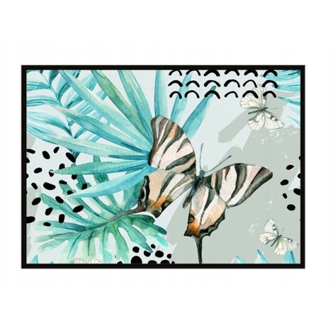 QUADRO INCORNICIATO 53x73 cm Farfalla P1005