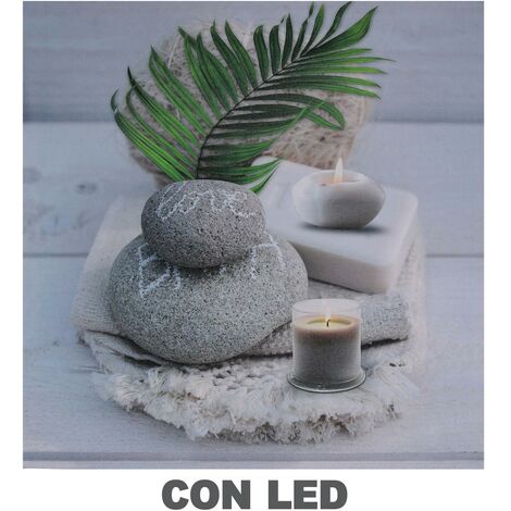 Quadro LED Zen cm40x2,3x40