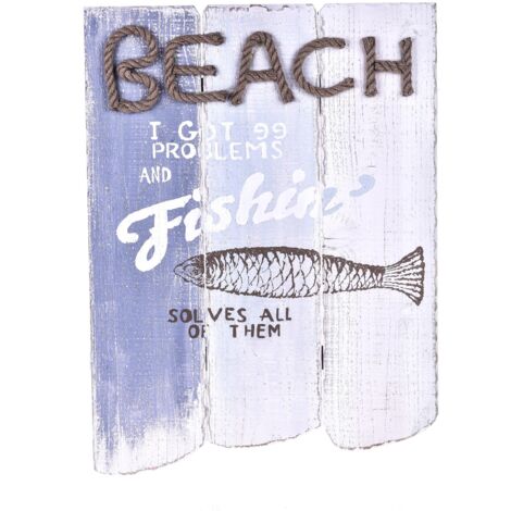 Quadro Legno Beach H 585 cm