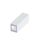 Pvc quadro mm 15x15x1 h.100 bianco