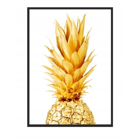 QUADRO, POSTER IN CORNICE 33x43 cm Ananas P510
