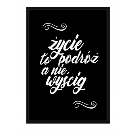 QUADRO, POSTER IN CORNICE 33x43 cm Life P531