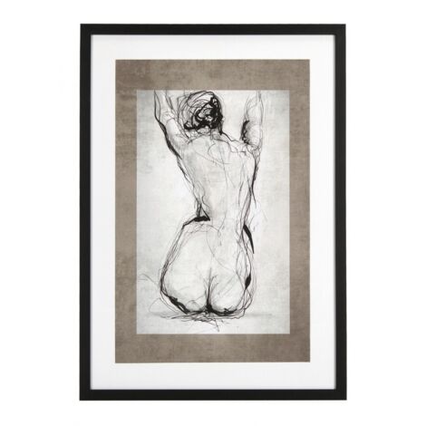 Quadro refined 50 x 70, stampa su carta, vetro, mdf