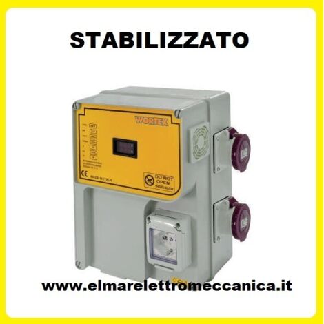 Quadro Stabilizzato Trasformatore 230 V Monofase 12 V CC 2 ABBACCHIATORI OLIVE