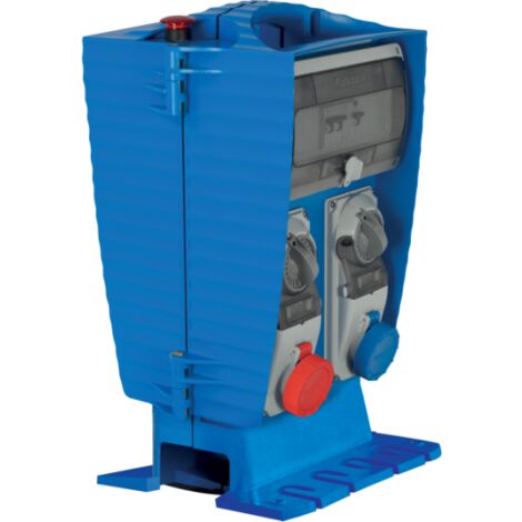 Quadro Stagno Da Cantiere Precablato A 4 Prese Interbloccate IP65 3 PR 2P+T 16A 1 3P+T 16AA