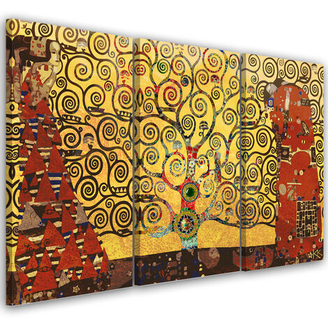 Quadro su tela 3 paneli, Albero della vita - 120x80