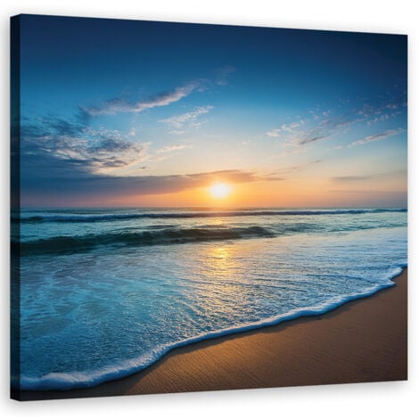 Quadro su tela, Acqua Natura Mare - 40x40