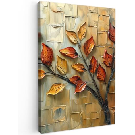 QUADRO SU TELA Albero - Astratto - Natura - Arte 20x30 cm