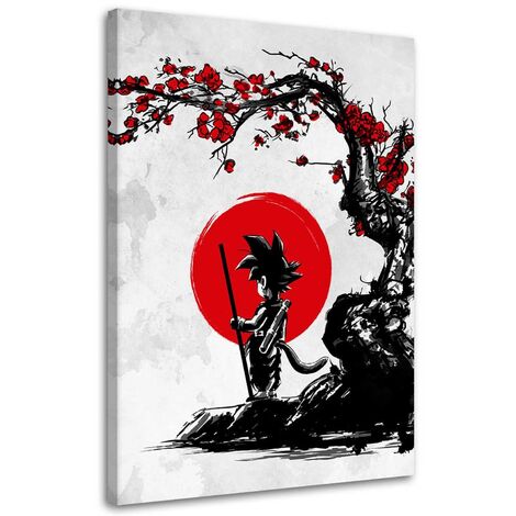 Quadro su tela, Anime Saiyan sotto il sole - 60x90
