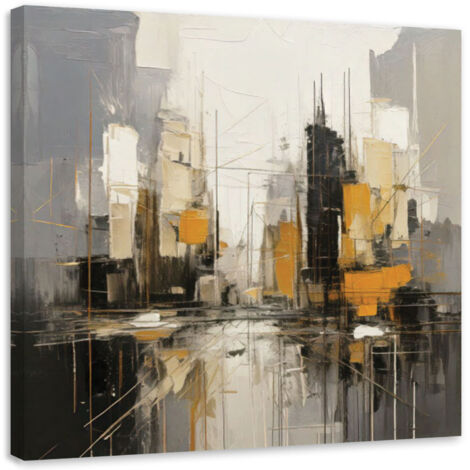 Quadro su tela, Architettura astratta della città  - 30x30