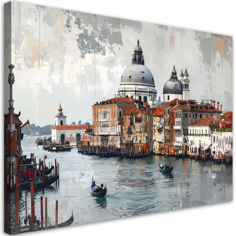 Quadro su tela, Architettura di Venezia Vista della città, 30x20