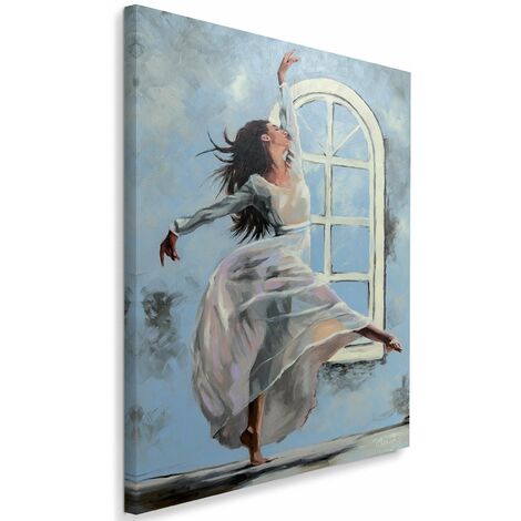Quadro su tela, Ballerina danzante - 60x90