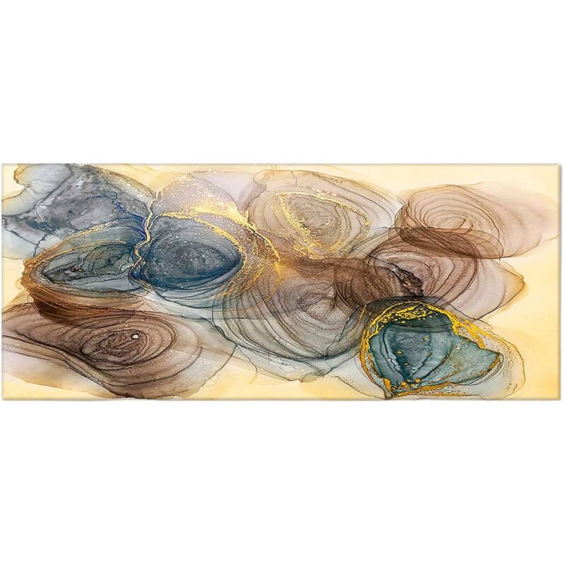 Quadro su Tela Canvas 52x122 Abstract Bubbles