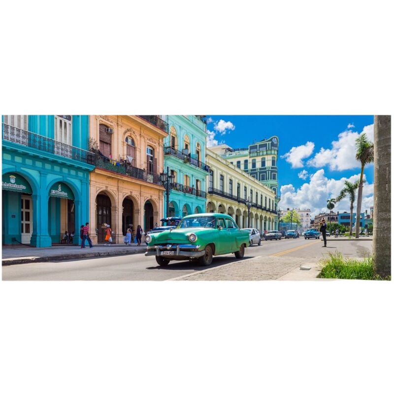 Quadro su Tela Canvas 52x122 Havana Colorfully