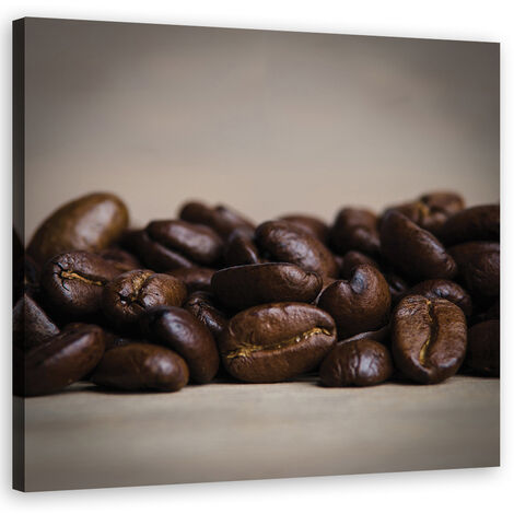 Quadro su tela, Chicchi di caffà¨ - 30x30