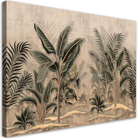 Quadro su tela, Foresta pluviale tropicale - 90x60