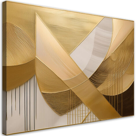 Quadro su tela, Forme geometriche 3D - 120x80