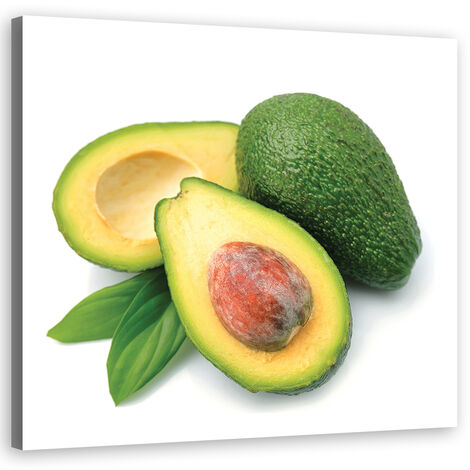 Quadro su tela, Frutta avocado - 30x30