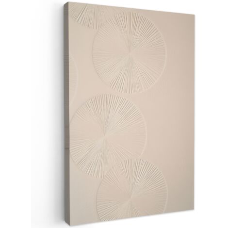 QUADRO SU TELA Japandi - Beige - Moderno 40x60 cm