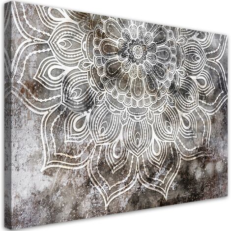 Quadro su tela, Mandala astratta - 120x80