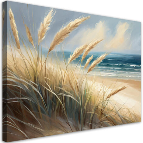 Quadro su tela, Mare Spiaggia Natura Paesaggio - 90x60