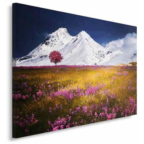 Quadro su tela, Montagna Paesaggio Natura - 60x40