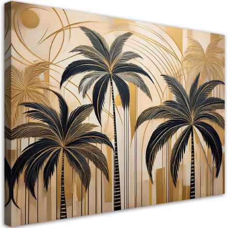 Quadro su tela, Natura Palme tropicali - 60x40