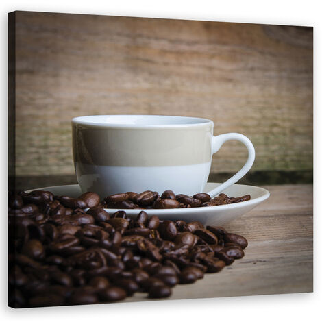 Quadro su tela, tazza di caffà¨ - 30x30