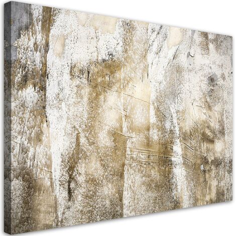 Quadro su tela, Vintage di astrazione d'oro - 120x80