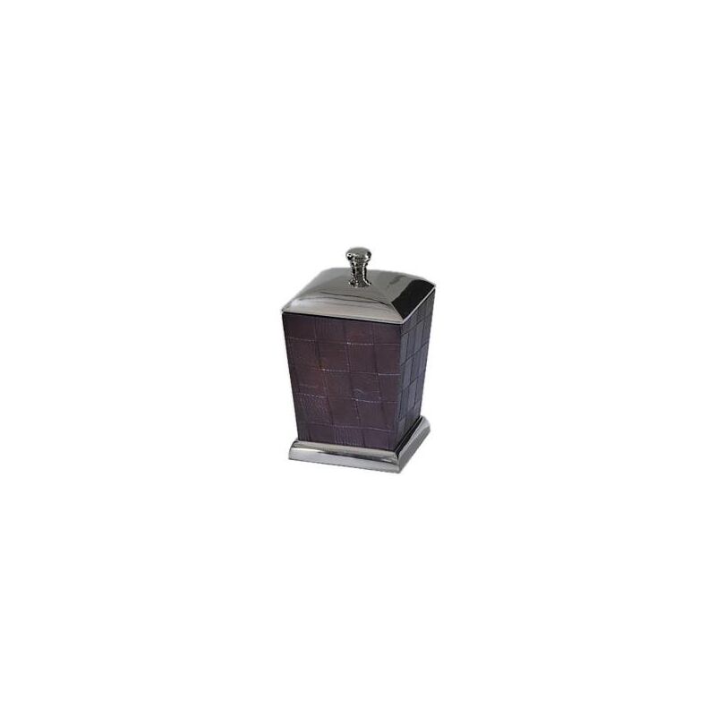 Scatola alux piccola rett cm17x12h12 ecopelle e