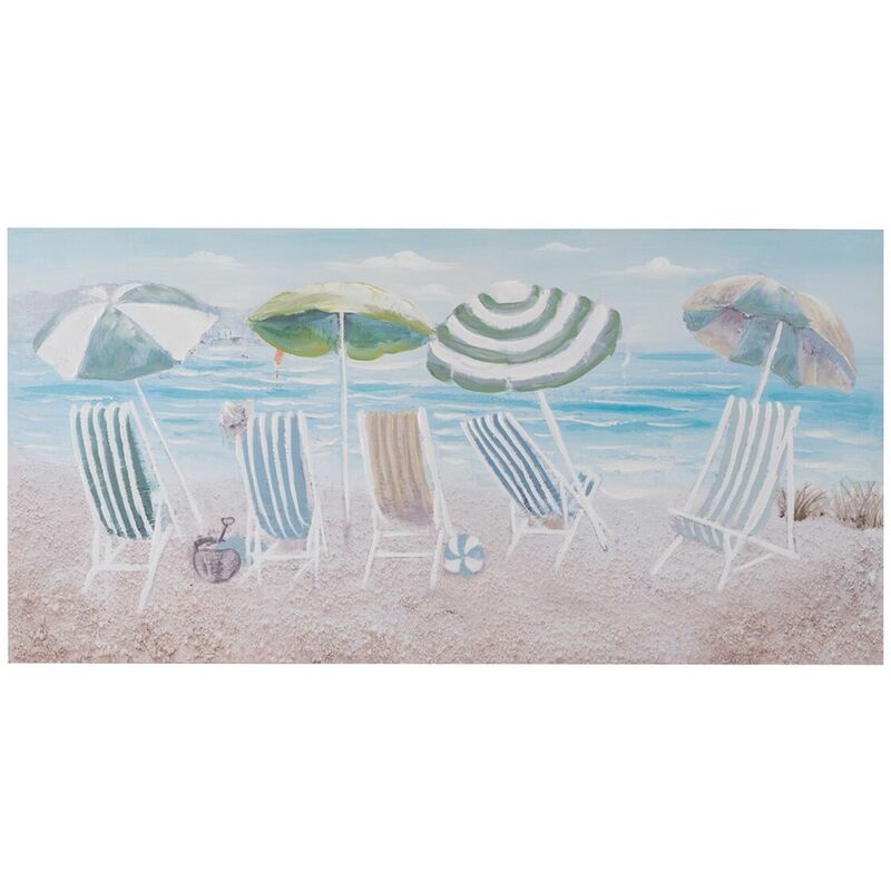 Quadro Tela Spiaggia 120 x 3,5 x 60 cm