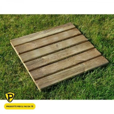 LOSA LEGNAMI Quadrotta Green 2,8 cm x 50 cm x 50 cm