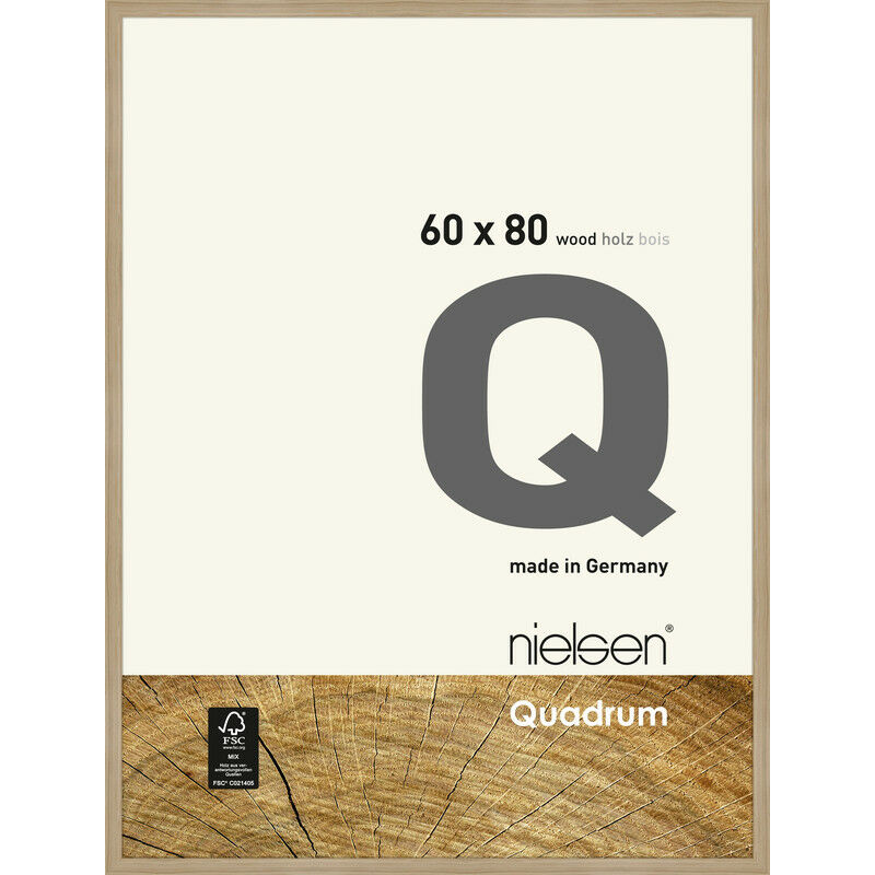 Quadrum 60x80cm Natural Oak - Oak