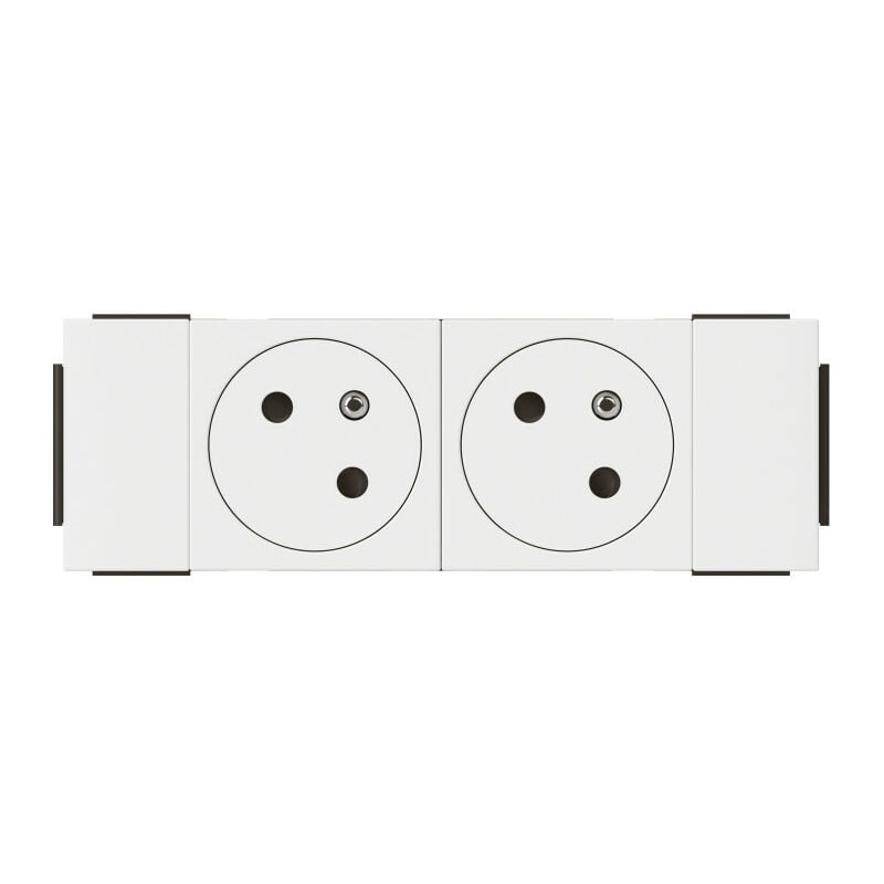 Legrand - Prise de courant 2P+T mosaic link 4m fb blanc clippage dir surface (077102L)