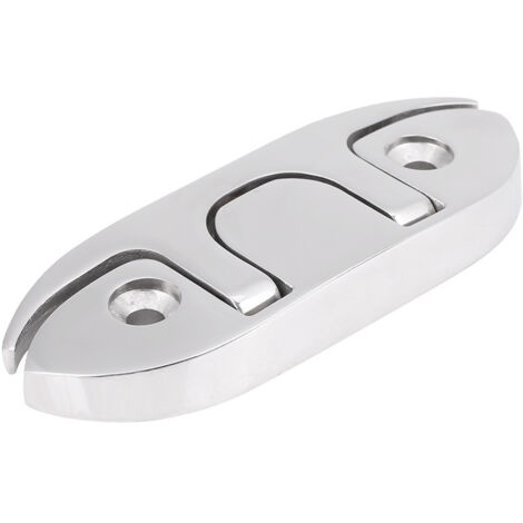 Quai à taquet pliable rabattable pour bateau marin, 4 à 1/2 pouces, en acier inoxydable
