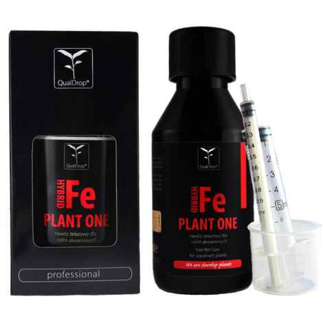 QualDrop Fe hybride Plant One 500 ml - engrais ferreux pour plantes d'aquarium