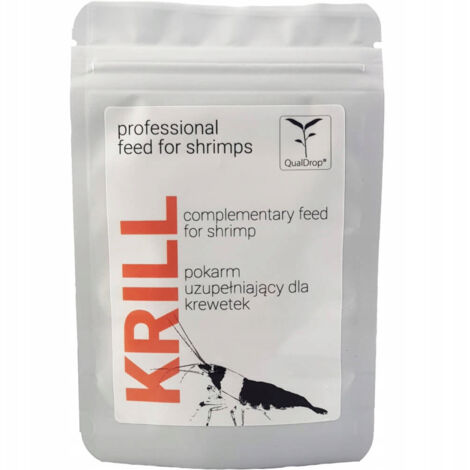 QualDrop KRILL 10g aliment complémentaire pour crevettes