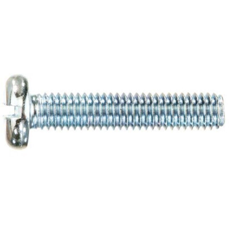 Qualfast - M4X25 Slotted Pan Head Screw Brass CU2/CU3- you get 25