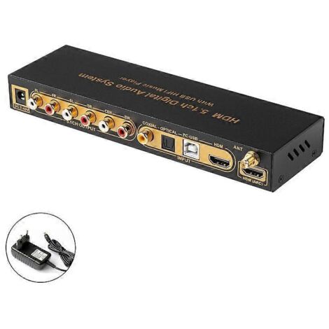 Qualité sonore haute définition avec décodeurs UD851B 5.1, lecteur USB avec mémoire et prise UE.